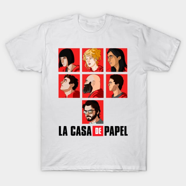 La casa de Papel crew T-Shirt by wenderinf